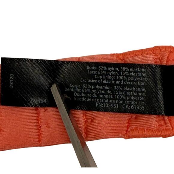 Natori Bliss Perfection Underwire Contour Bra Papaya Size 32D 721154 NEW - Picture 6 of 9